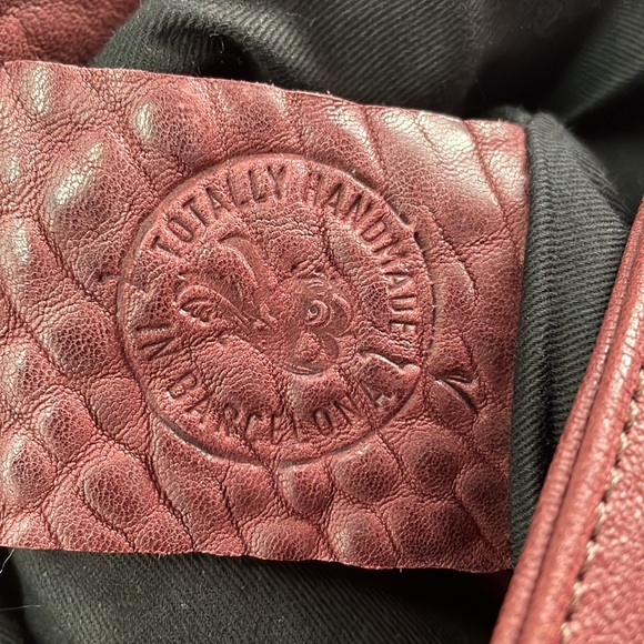 *Brand New* 100% Genuine Leather Artisanal Handmade Crossbody Bag Made in Spain - Picture 3 of 10